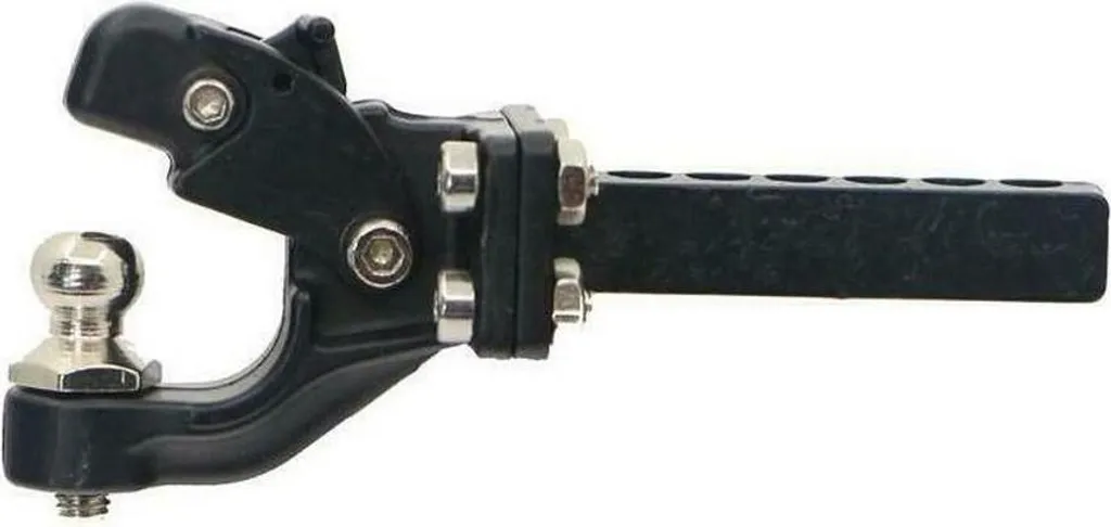 Tête d'attelage 1:10 métal usiné CNC haute résistance pour Crawler