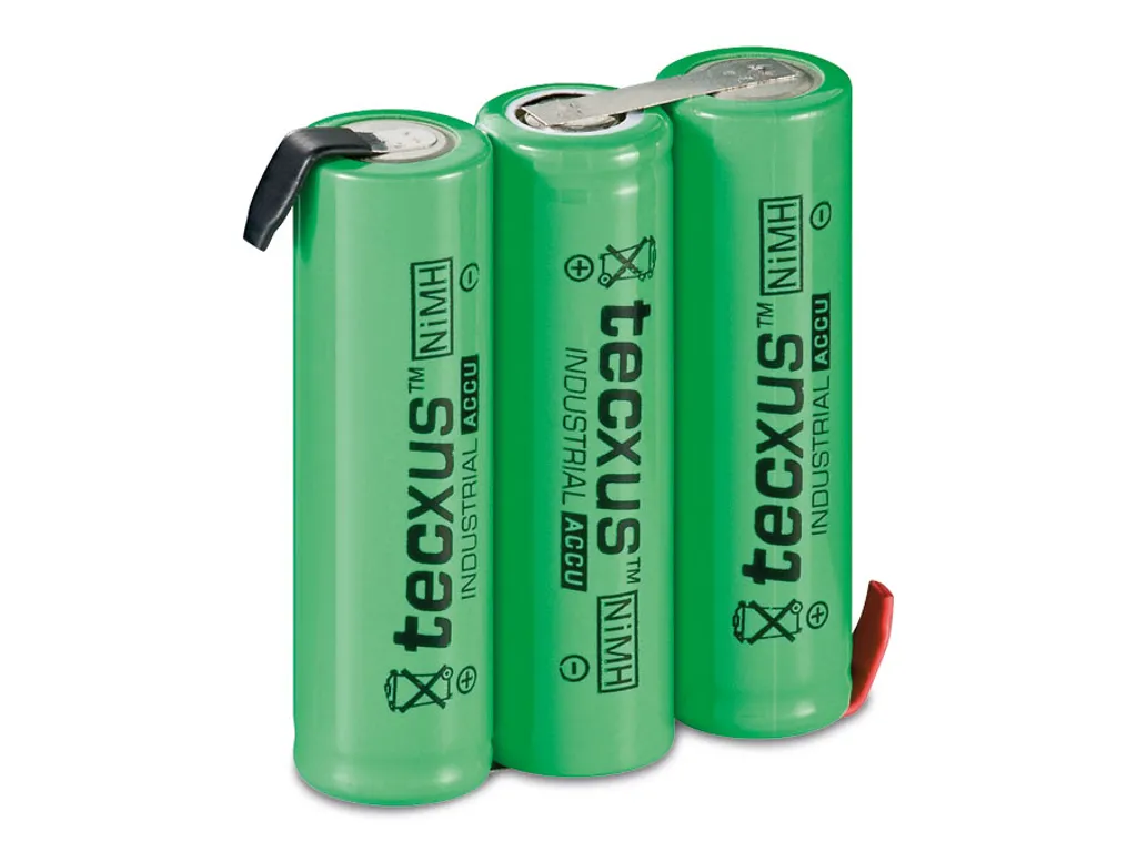 Batterie Tecxus 23796 Rechargeable 3x AA 2100mAh 3.6V avec Cosses en Z