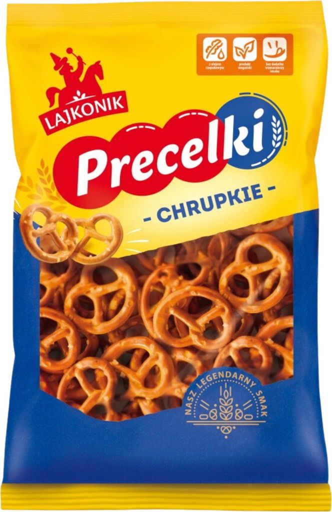 Lajkonik Precelki Solone Chrupkie Lekka Przekąska Zdjęcie produktu 