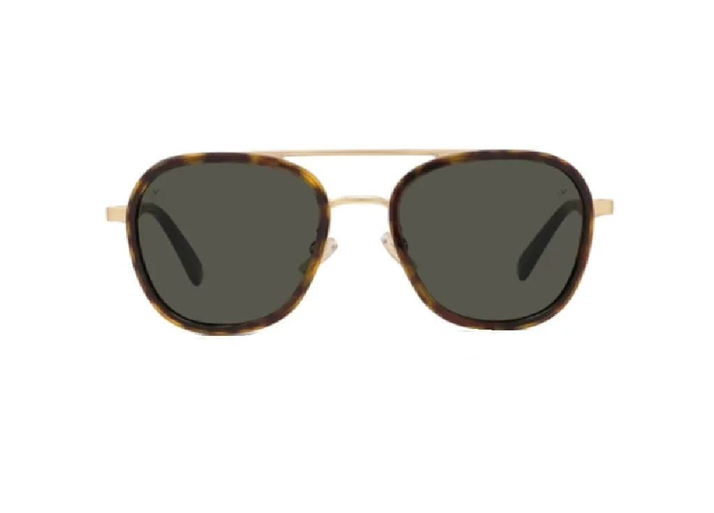 Lunettes de soleil de luxe Vuarnet en métal avec verres minéraux gris