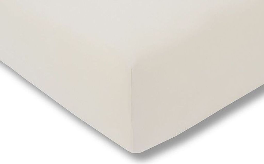 Estella Spannbetttuch 200x200cm, Farbe elfenbein