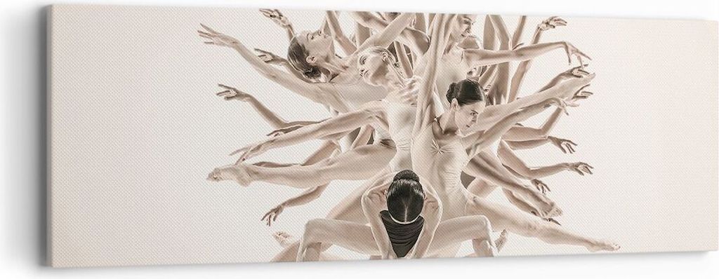 Bild auf Leinwand - Leinwandbild - Einteilig - Modern Stück Ballett - 90x30cm - Wand Bild - Wanddeko - Wandbilder - Leinwanddruck - Bilder - Wandd...