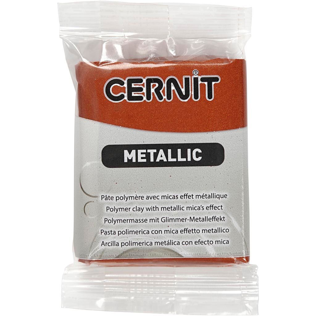 Cernit Polymer Clay Metallic Polymer-Ton Bronze 56 g