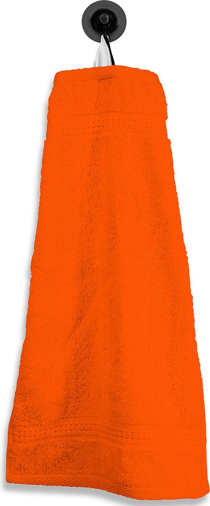 Gästetuch Gästehandtuch orange terra 30x50 cm Baumwolle Handtuch Frottee