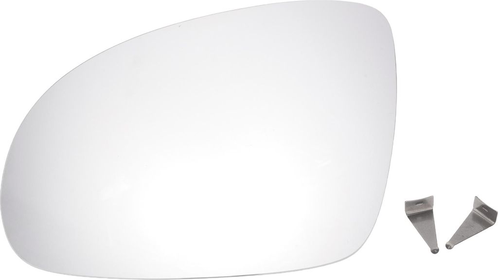 Autospiegelglas links für SEAT Alhambra 2005-2010 mit Heizung und weißem Glas mit Trägerplatte für SKODA für VOLKSWAGEN GOLF PLUS Mk5