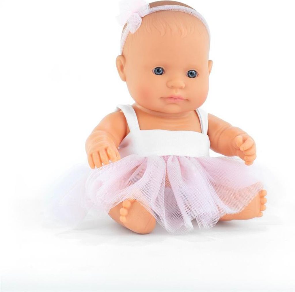 Miniland Puppe Europäisches Mädchen 21cm - Lernspielzeug Produktbild 