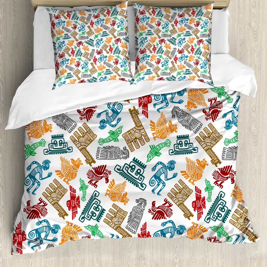 Sacco Piumino 200x200 Antiacaro ABAKUHAUS: Maya Tribal per Allergici
