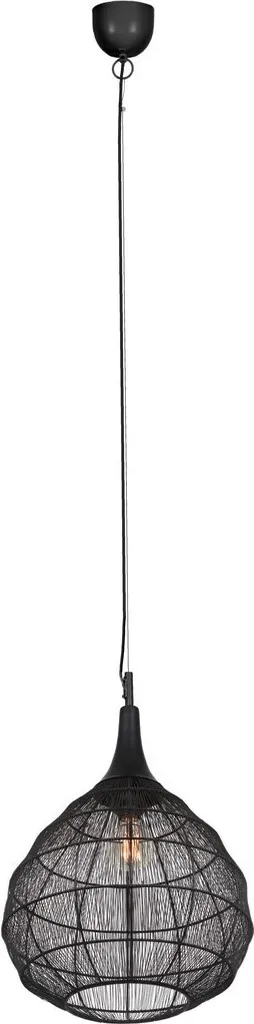 Suspension industrielle SORAYA Trio Ø42cm noire en fil métallique E27
