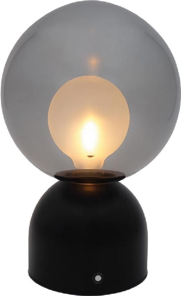 Luxus - Touch-Tischlampe - Lina - Schwarz - H23 x Ø15