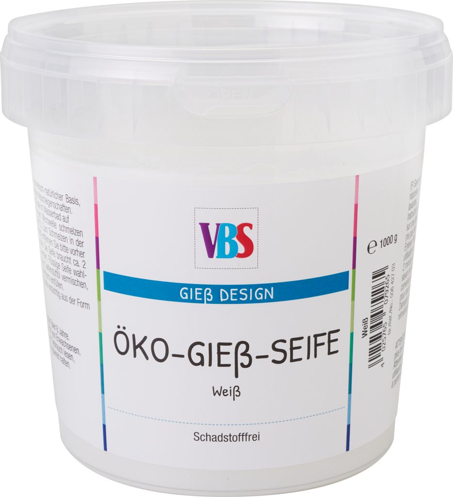 CREARTEC Zubehör zur Seifenherstellung - Gießseife weiß 1kg - 5800368