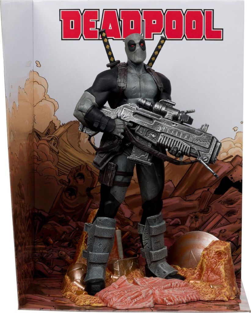 Marvel Collection PVC Statue 1/6 Deadpool (Deadpool #1)(Grey Suit Chase) 27 cm