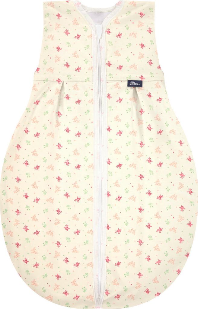 Alvi Kugelschlafsack Molton Organic Rose Garden 90 cm