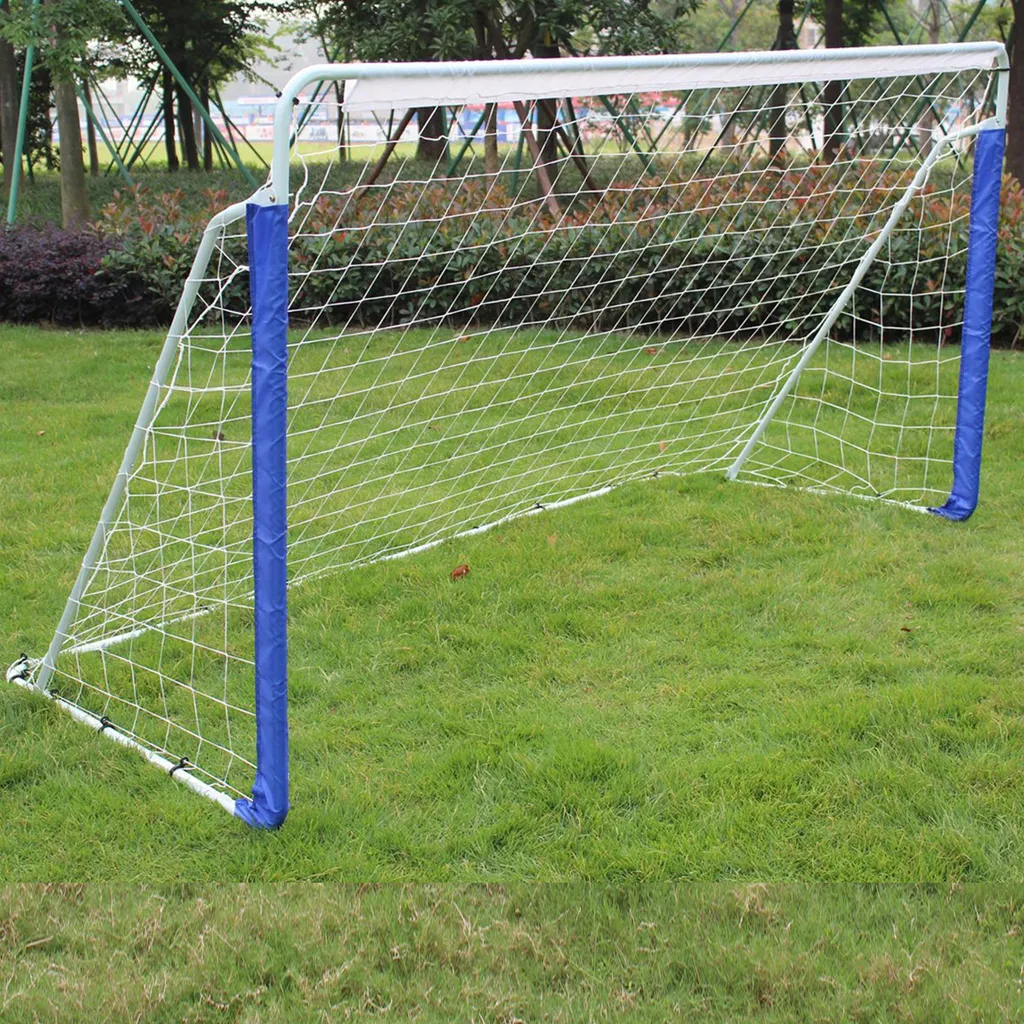 But de Football Enfant pour Jardin en Acier Robuste Facile à Ranger