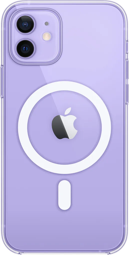 Apple MHLM3ZM/A Custodia MagSafe iPhone 12/12 Pro Originale Trasparente
