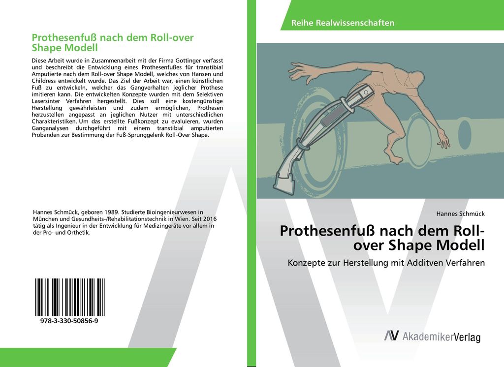 Prothesenfuß nach dem Roll-over Shape Modell