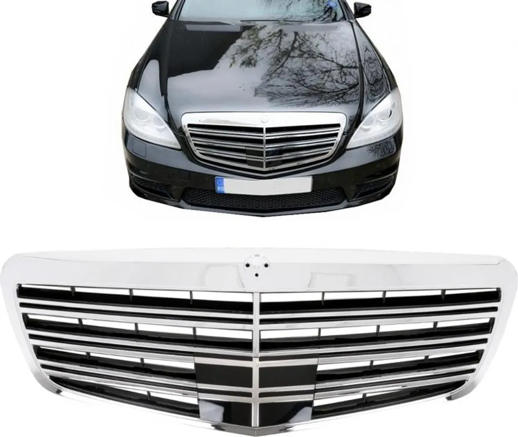 Grille de calandre pour Mercedes Classe S W221 Facelift S63 S65 Design