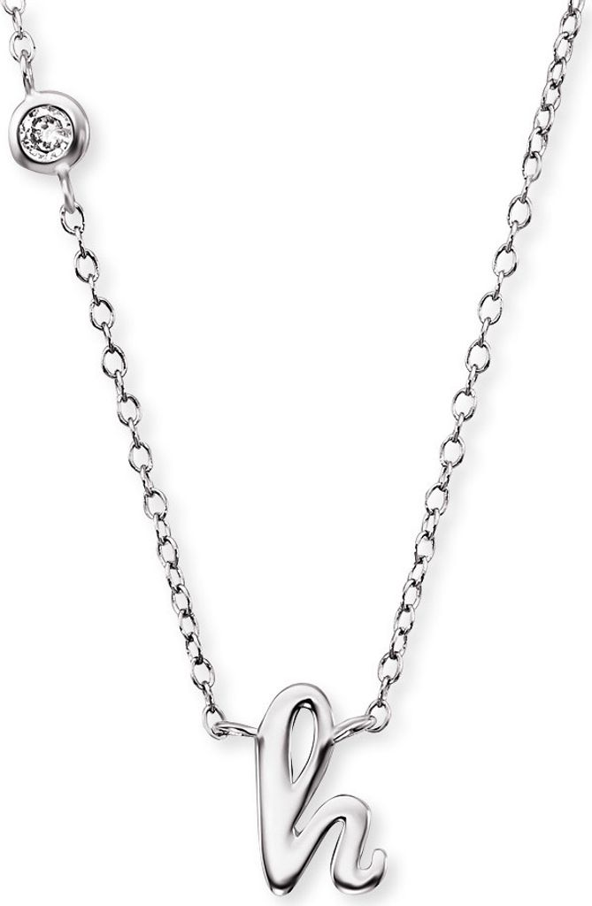Engelsrufer Buchstaben H Kette Silber ERN-INITIAL-H mit Zirkonia