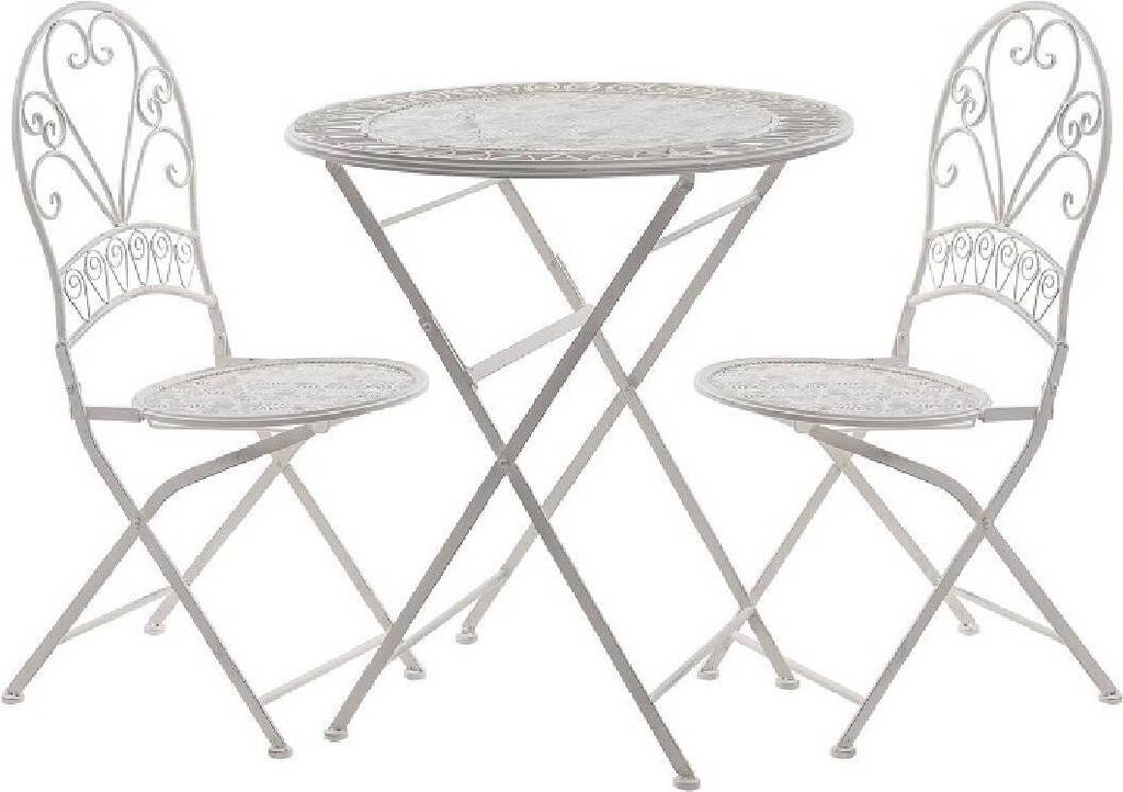 Terassen Möbel-Set Bistro Garten Balkon Gartendeko antik Produktbild 