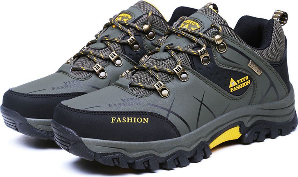 Wanderschuhe Herren Anti-Rutsch-Verschleiß Schuhe Klettern Schuhe Laufen Schuhe Camping Sport Wandern Jagd Lace Up Wasserdichte Schuhe