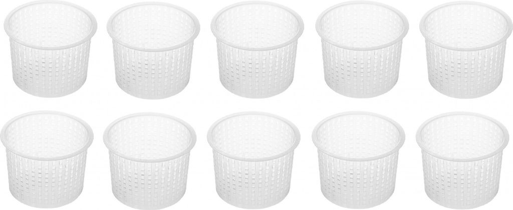 10 x Käseform 6x4.7cm - Formaggio Fresco 150g, Käse Form, Kaseform, Kase Form, Käse Formen, Käseformen