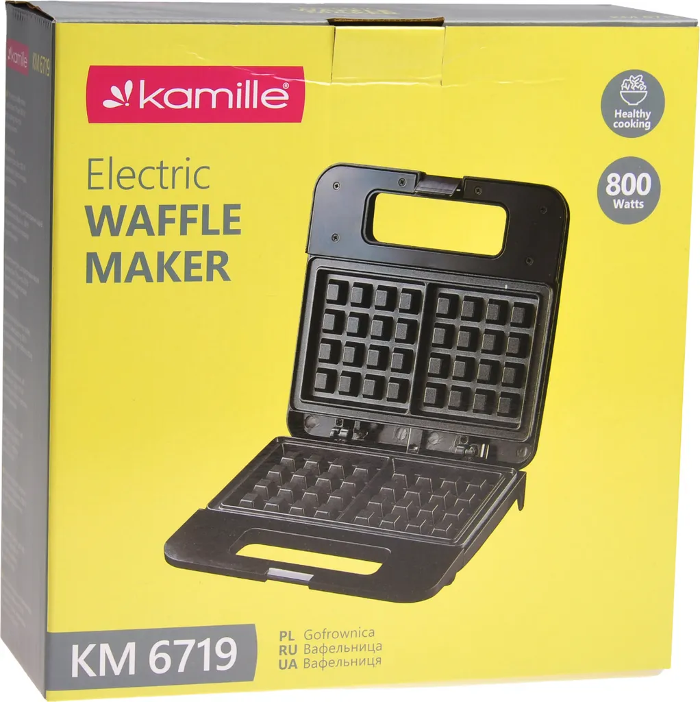 Gaufrier 2 gaufres Kamille idéal pour le petit-déjeuner et le goûter