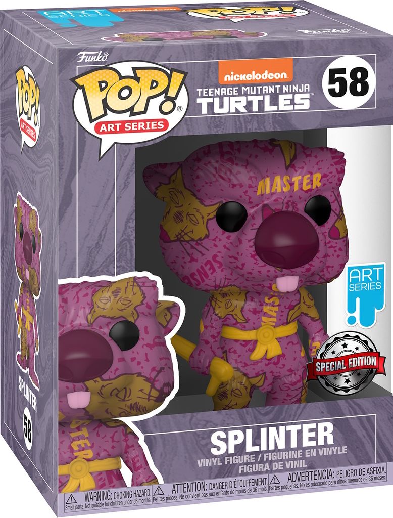 Teenage Mutant Ninja Turtles - Artist Splinter 58 Art Series Special Edition - Funko Pop! Vinyl Figur