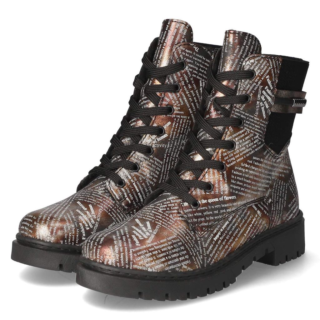 Rieker Schnürstiefeletten Y2440-90 Damen 362D5932343430 Bunt 36 EU