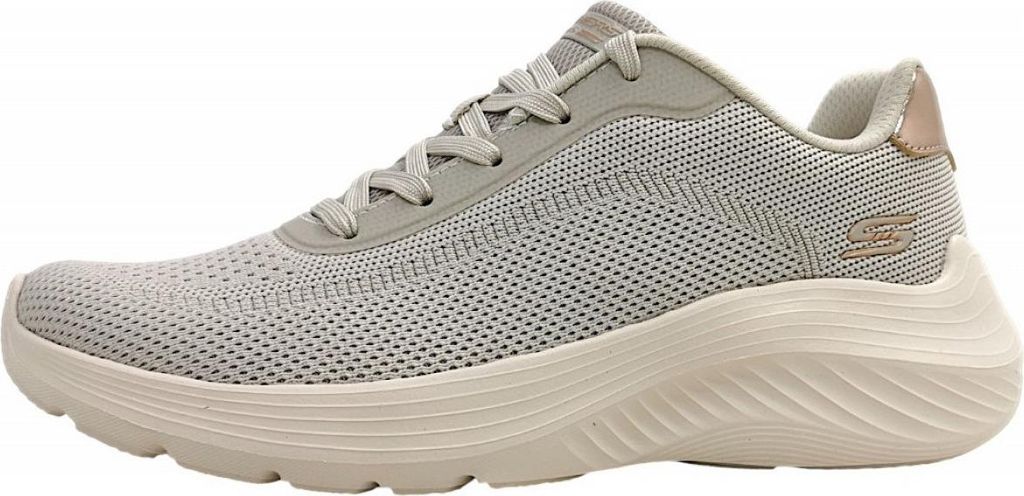 Skechers Bobs Squard Waves-Current Sportschuhe Damen Beige Productafbeelding 