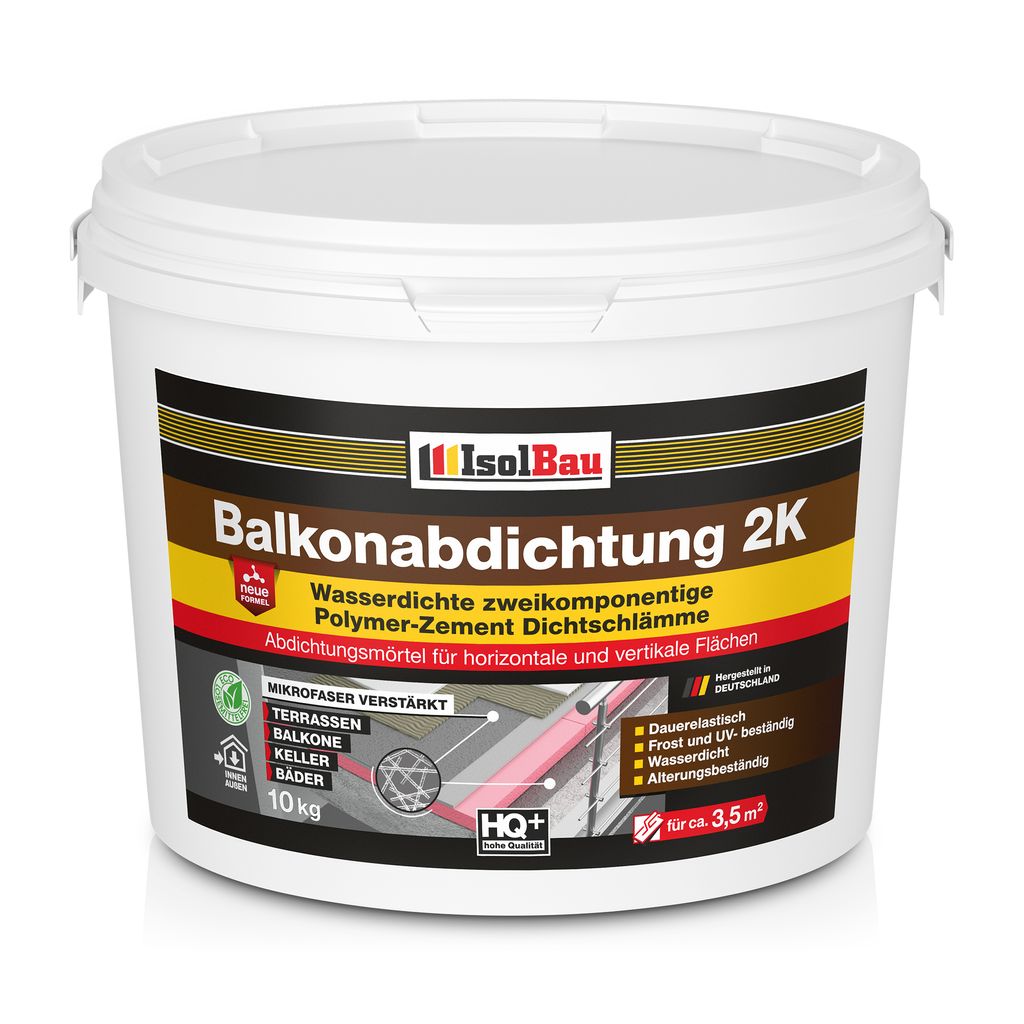 Isolbau Balkonabdichtung 2K - 10 kg Dichtschlämme zur Produktbild 