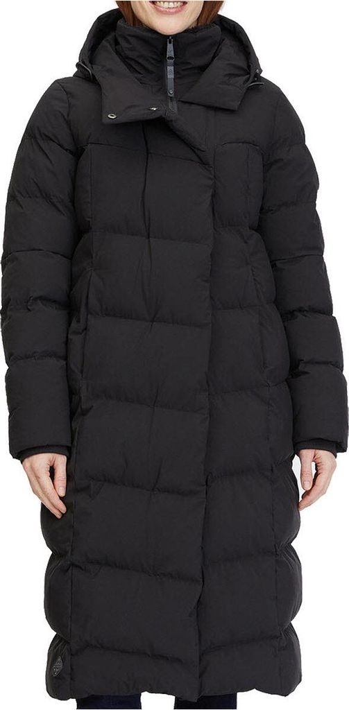 Ragwear Pavla Long - Damen Steppmantel, Größe:S, Farbe:black