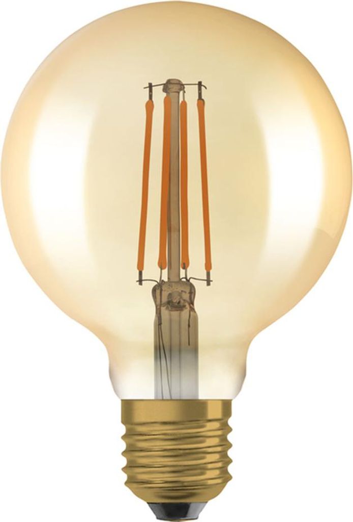 1906 Globe 95mm Clair Filament Variable Or 6.5w E27 Chaud B Image du produit 