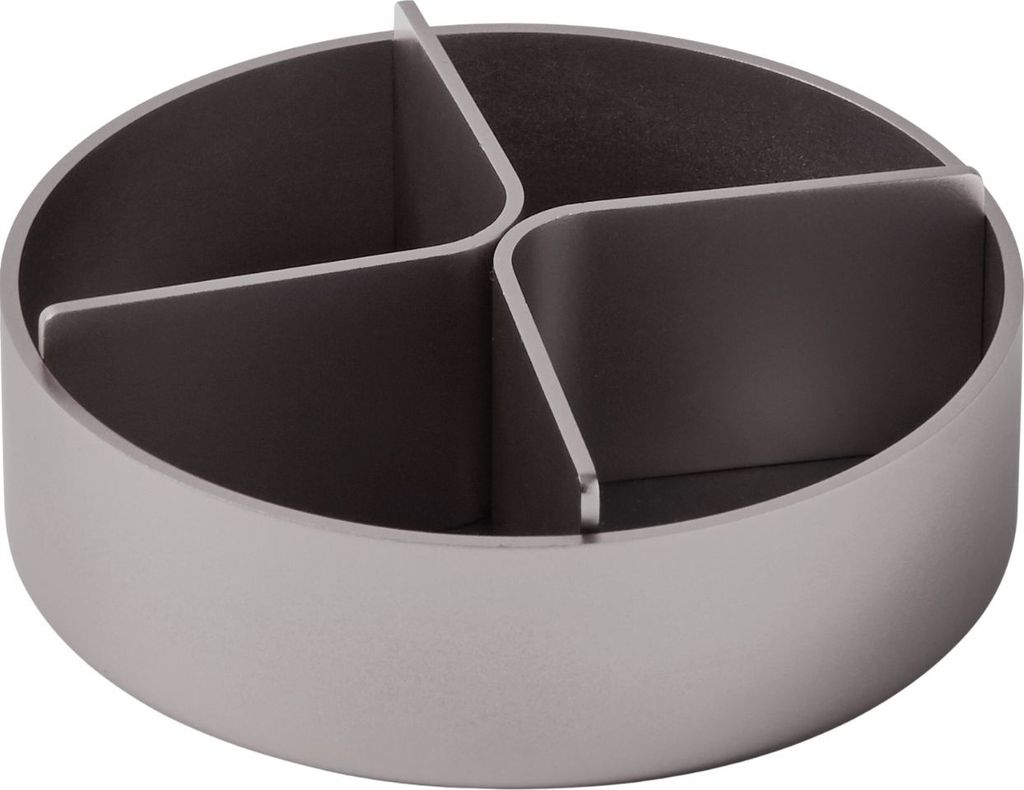 Lexon City Desk Tray Aluminium-Schreibtischablage silber Produktbild 