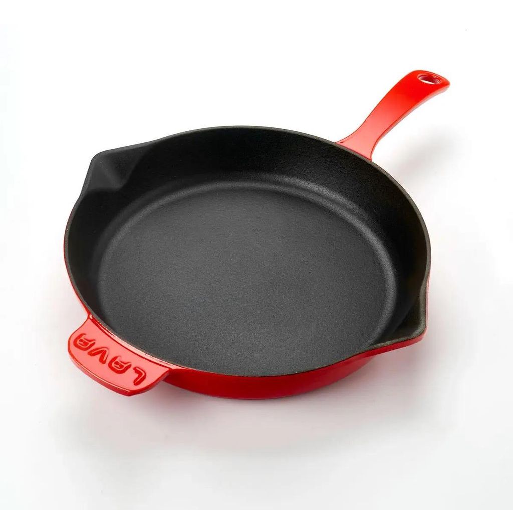 Lava Bratpfanne - 28 cm - 2.3 liter - Cast iron - Rot