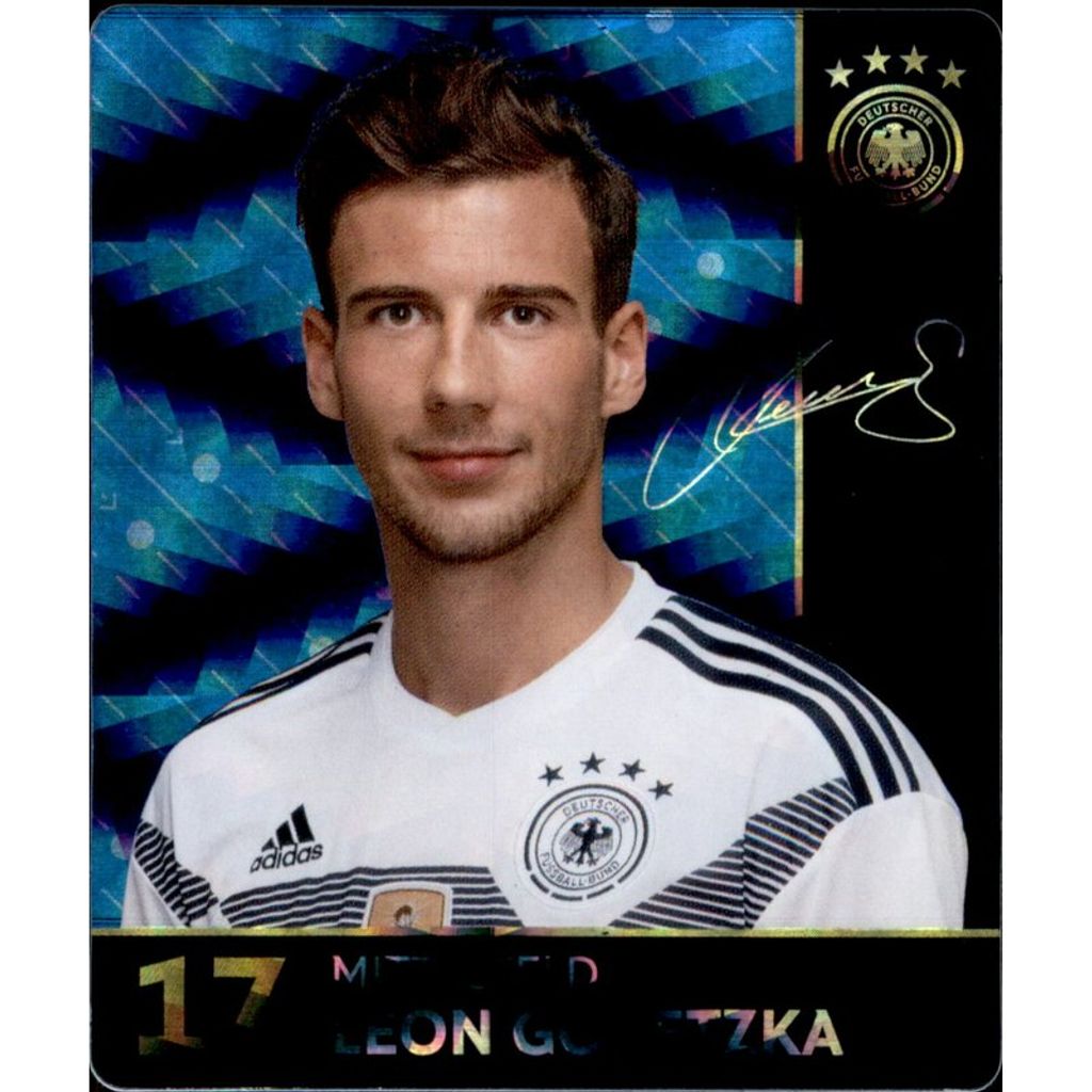 17 - Leon Goretzka GLITZER - REWE WM18 Sammelkarte
