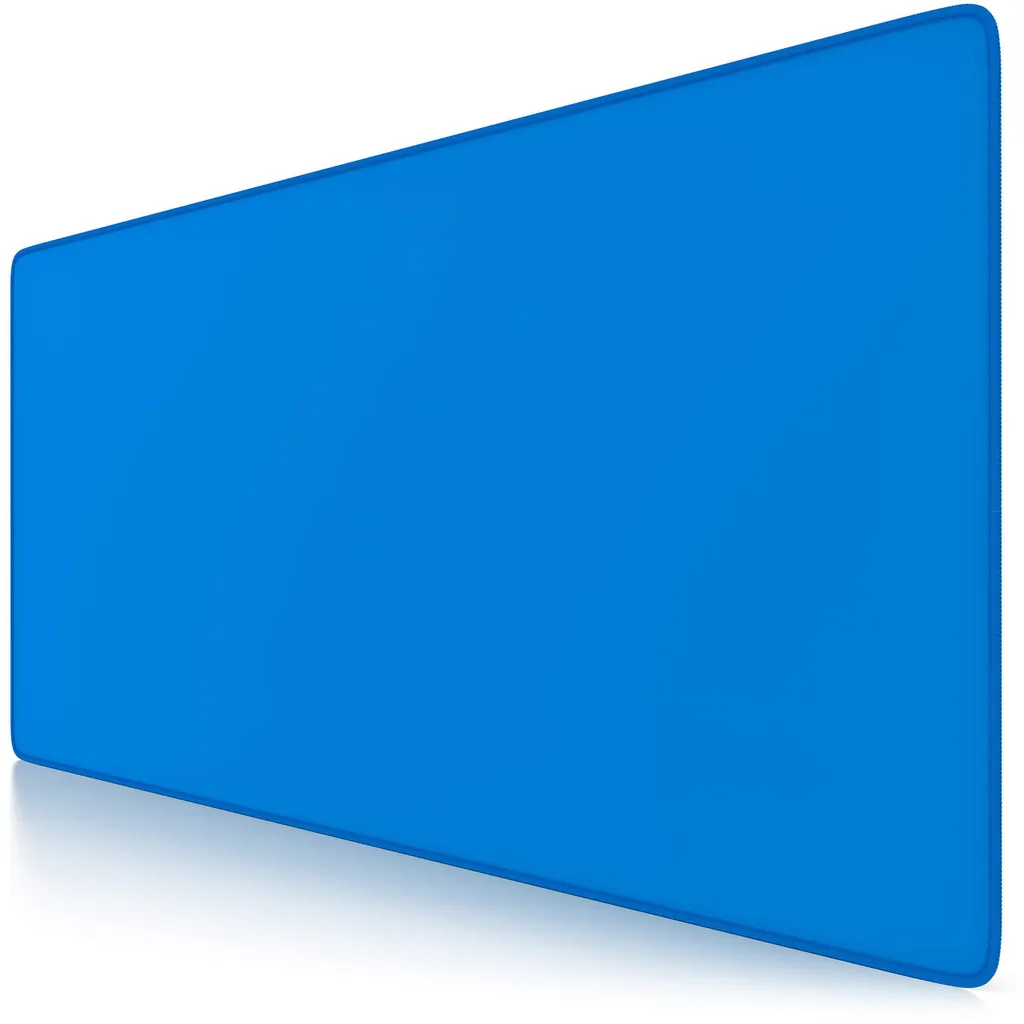 Grand Tapis de Bureau Gaming XXL pour Souris et Clavier Logitech Bleu