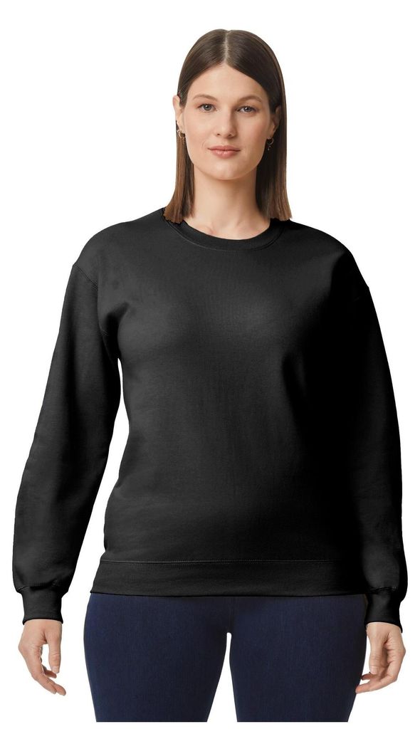 Gildan - "Softstyle" Pullover Mittelschwer für Herren/Damen Uni LT604 (3XL) (Schwarz)
