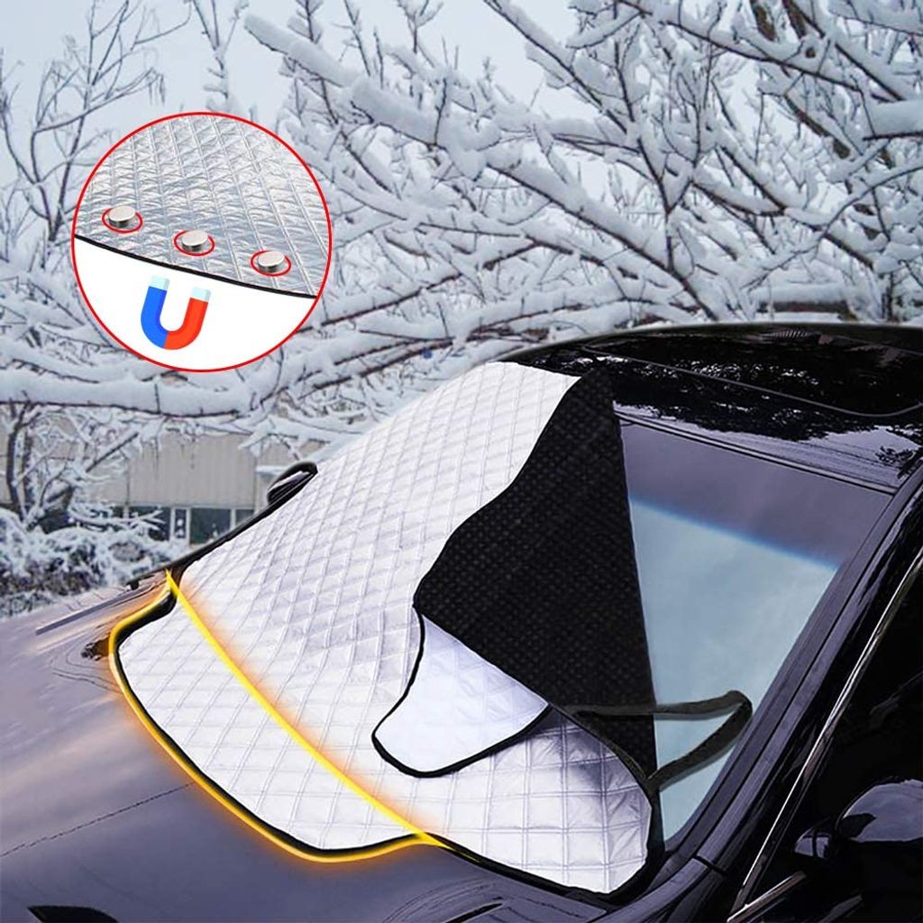 Magnetische Auto Frontscheibe Abdeckung Frostabdeckung Winter Anti Frost Schnee