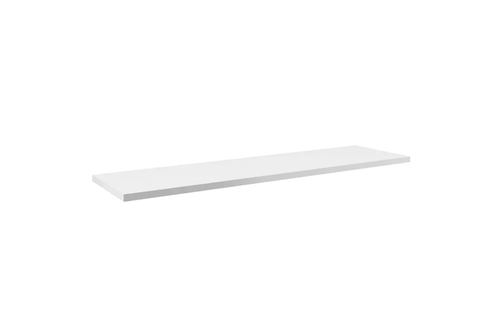 Plan Vasque 160 cm Blanc Mat Résistant à l'Humidité en MDF avec PVC