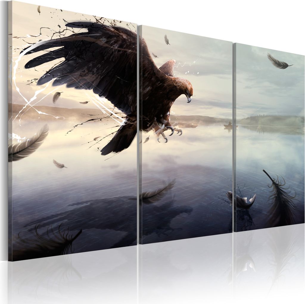 Modernes Wandbild 020116- 3 (120x80) - 3 Teilig Bilder Fotografie auf Vlies Leinwand Foto Bild Dekoration Wand Bilder Kunstdruck Natur