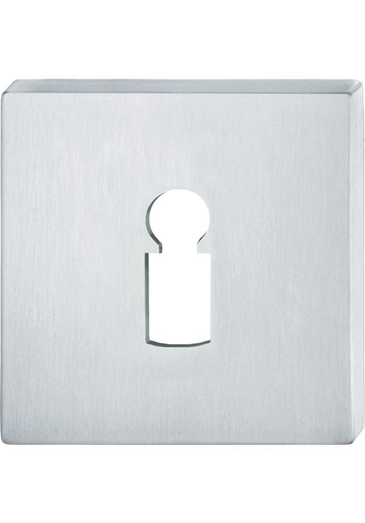Schlüsselrosette-Paar 12 1704 VA 6204 Schildst.7,2mm BB quad.FSB