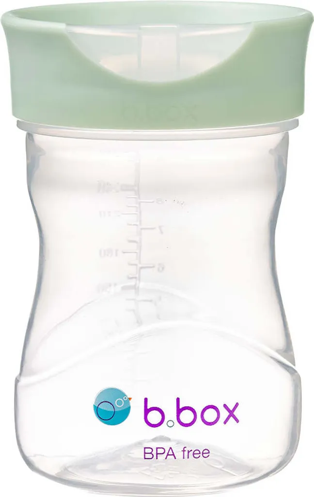Coupe de formation 240 ml sauge avec anses - Gobelet ergonomique 6m+