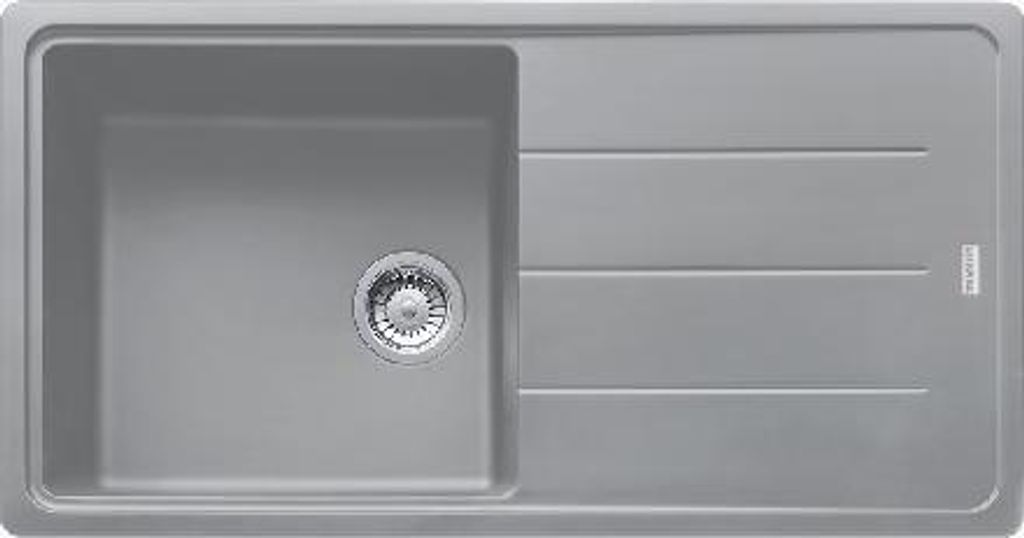 Franke Basis - Fragranit Spülbecken BFG 611, 970x500 mm, steingrau 114.0285.314