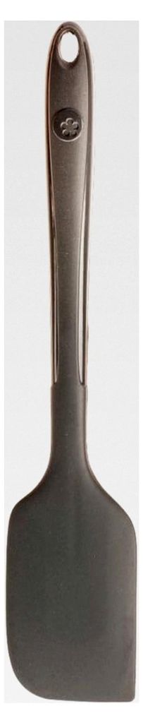 Teigschaber L | Premium-Silikon | Hitzebeständig | Spülmaschinengeeignet | 30 cm | Farbe: Anthrazit