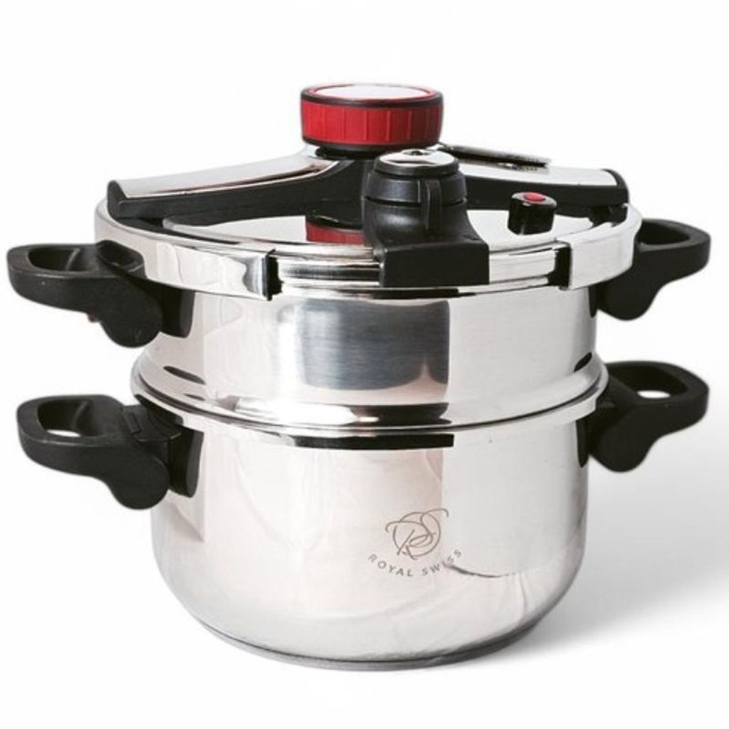 Schnellkochtöpfe  Dampfkochtöpfe 2-in-1 Schnellkochtopf 4L Produktbild 