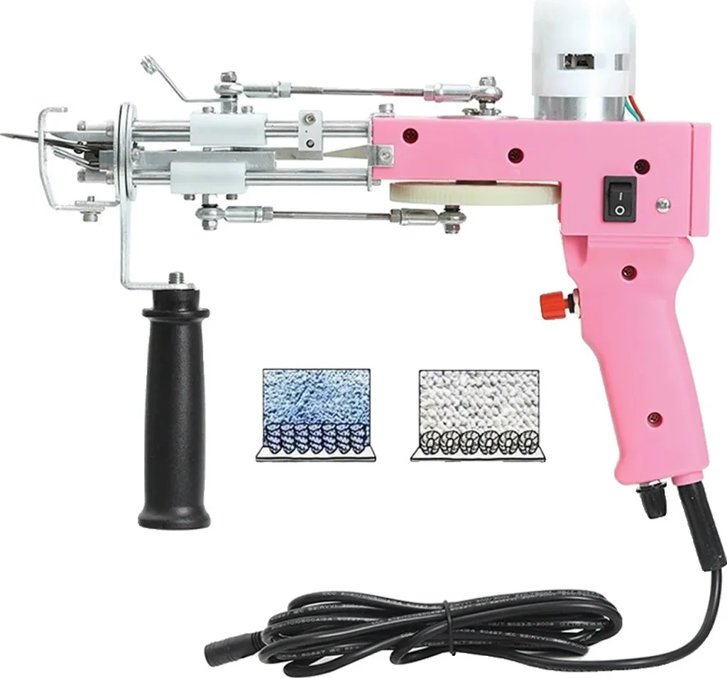 Machine à tufter pour tapis DIY fonction coupe et boucle - Modèle NON4