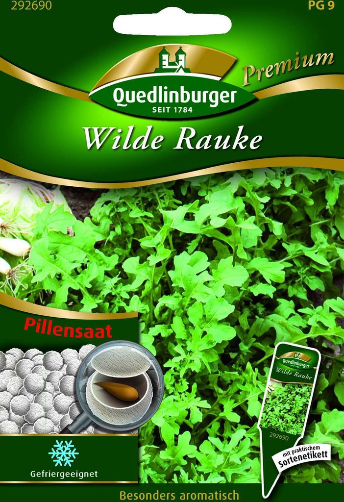 Quedlinburger Saatgut - Wilde Rauke Pillensaat - Samen - 292690