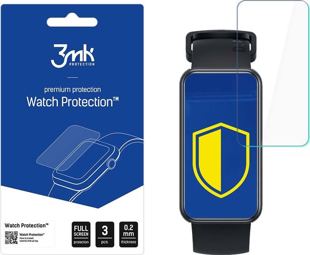 3mk Display Schutzfolie Watch Protection für Realme Band 2 0,2mm (3 Stück)