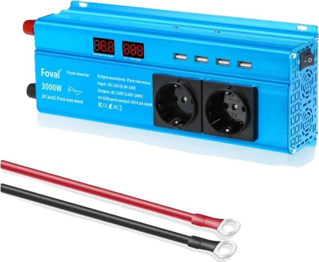 Onduleur pur sinus 12V 220V pour protéger appareils sensibles