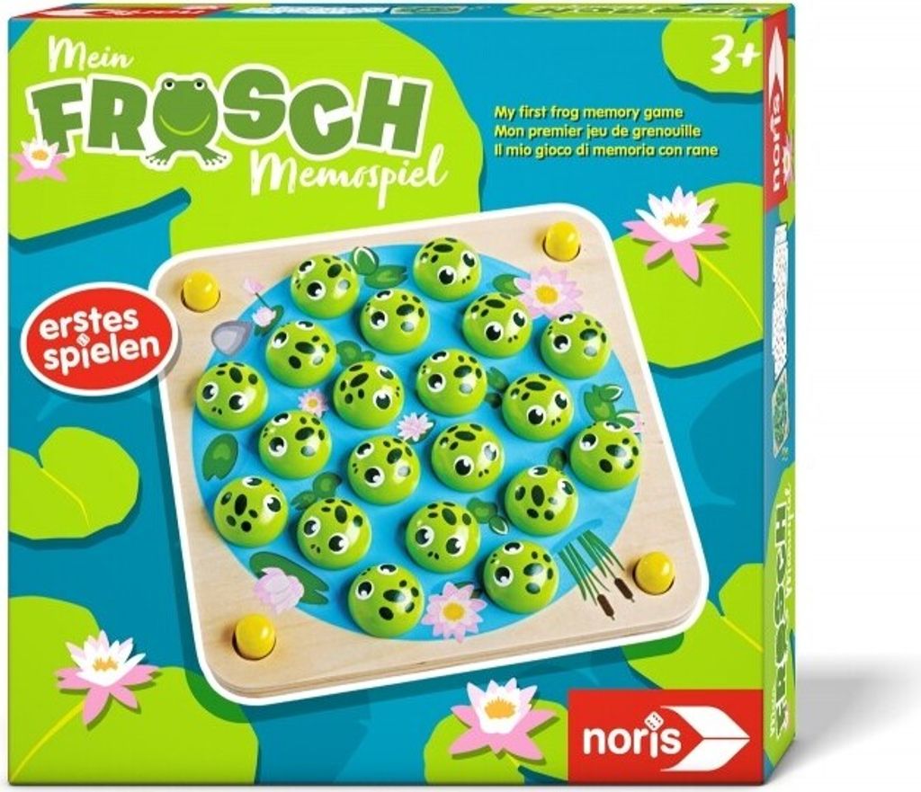 Noris 606012168 - Mein Frosch Memospiel - Neu Produktbild 