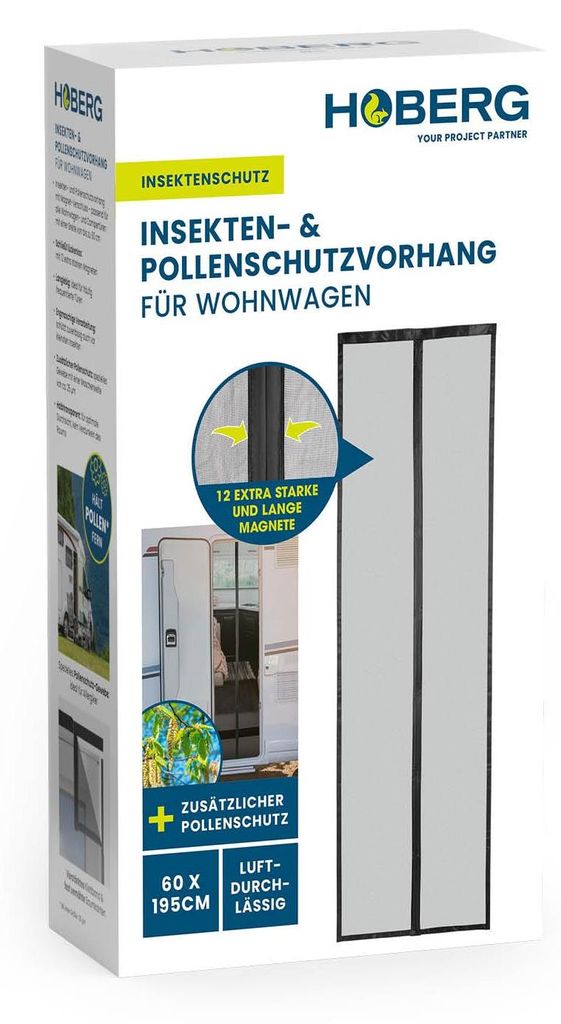 HOBERG Tenda protettiva per insetti e polline, 60x195 cm, Immagine del prodotto 